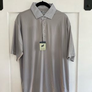 NWT - Horn Legend brand, short sleeve golf polo shirt - size M